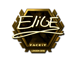 Sticker | EliGE (Gold) | London 2018