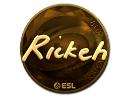 Sticker | Rickeh (Gold) | Katowice 2019