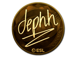 Sticker | dephh (Gold) | Katowice 2019