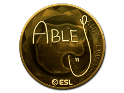 Sticker | ableJ (Gold) | Katowice 2019