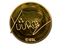 Sticker | yuurih (Gold) | Katowice 2019