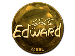 Sticker | Edward (Gold) | Katowice 2019