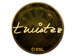 Sticker | Twistzz (Gold) | Katowice 2019