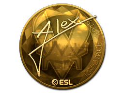 Sticker | ALEX (Gold) | Katowice 2019