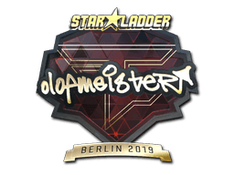 Sticker | olofmeister (Gold) | Berlin 2019