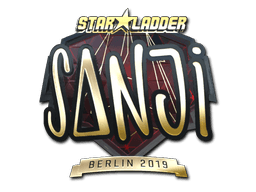 Sticker | SANJI (Gold) | Berlin 2019