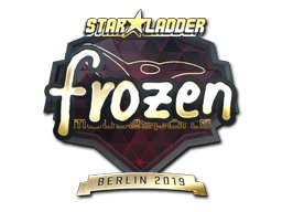 Sticker | frozen (Gold) | Berlin 2019