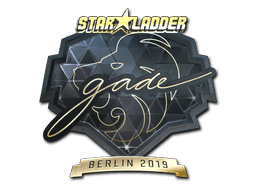 Sticker | gade (Gold) | Berlin 2019