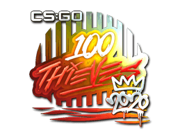 Sticker | 100 Thieves (Foil) | 2020 RMR