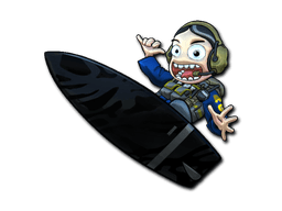 Sticker | Dark Water Surf Ava (Foil)