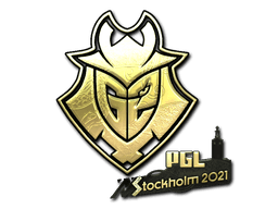Sticker | G2 Esports (Gold) | Stockholm 2021