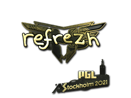 Sticker | refrezh (Gold) | Stockholm 2021