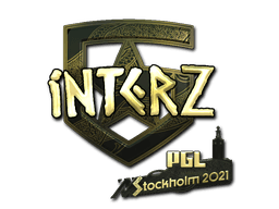 Sticker | interz (Gold) | Stockholm 2021