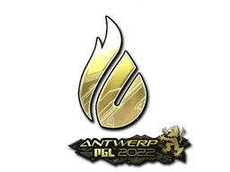 Sticker | Copenhagen Flames (Gold) | Antwerp 2022
