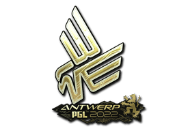 Sticker | Bad News Eagles (Gold) | Antwerp 2022