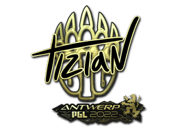 Sticker | tiziaN (Gold) | Antwerp 2022