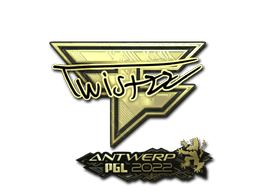 Sticker | Twistzz (Gold) | Antwerp 2022