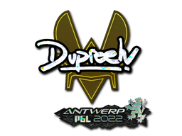 Sticker | dupreeh (Glitter) | Antwerp 2022