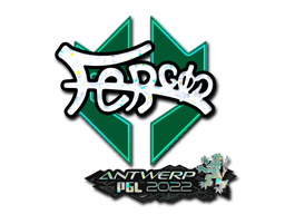 Sticker | fer (Glitter) | Antwerp 2022