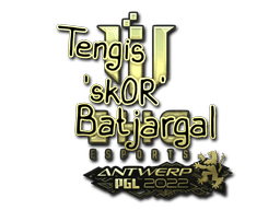 Sticker | sk0R (Gold) | Antwerp 2022