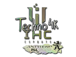 Sticker | Techno4K (Holo) | Antwerp 2022