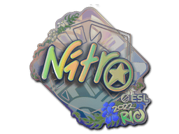 Sticker | nitr0 (Holo) | Rio 2022