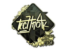 Sticker | Techno4K (Gold) | Rio 2022