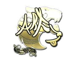 Sticker | arT (Gold) | Paris 2023