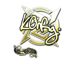 Sticker | k0nfig (Gold) | Paris 2023