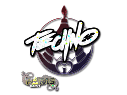 Sticker | Techno4K (Glitter) | Paris 2023