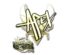 Sticker | apEX (Gold, Champion) | Paris 2023