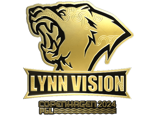 Sticker | Lynn Vision (Gold) | Copenhagen 2024