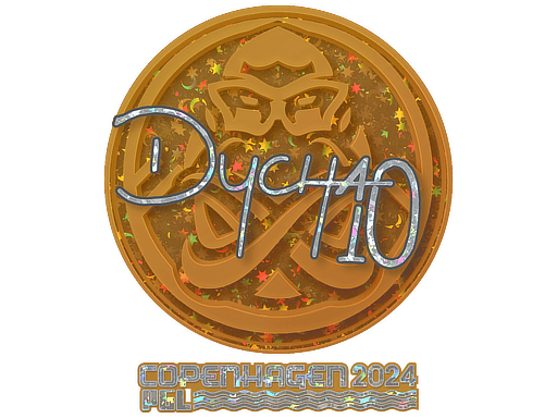 Sticker | Dycha (Glitter) | Copenhagen 2024