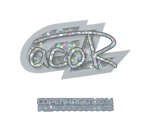 Sticker | acoR (Glitter) | Copenhagen 2024