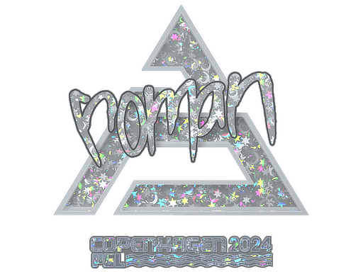 Sticker | roman (Glitter) | Copenhagen 2024