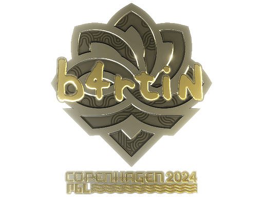 Sticker | b4rtiN (Gold) | Copenhagen 2024