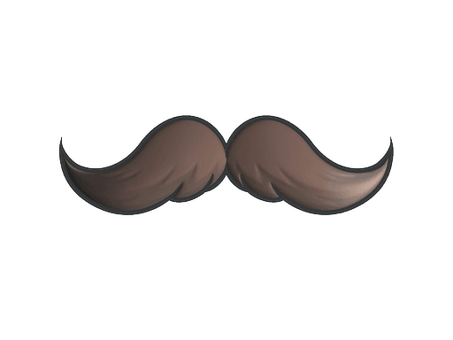 Sticker | Mustachio (Foil)