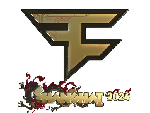 Sticker | FaZe Clan (Gold) | Shanghai 2024