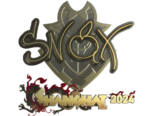Sticker | Snax (Gold) | Shanghai 2024