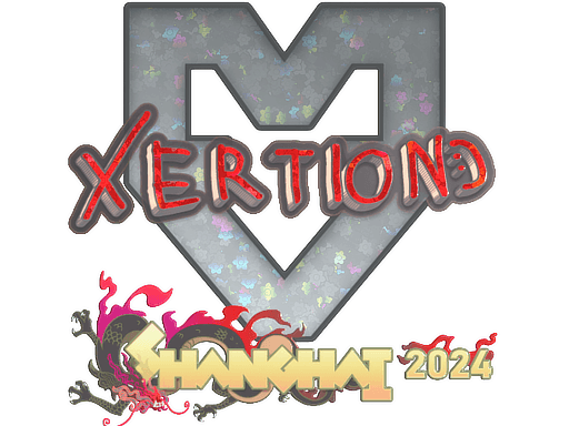 Sticker | xertioN (Glitter) | Shanghai 2024