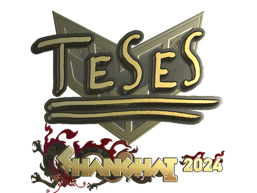 Sticker | TeSeS (Gold) | Shanghai 2024