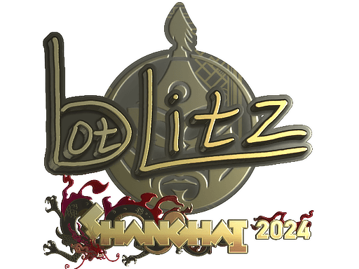 Sticker | bLitz (Gold) | Shanghai 2024