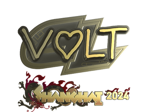 Sticker | volt (Gold) | Shanghai 2024