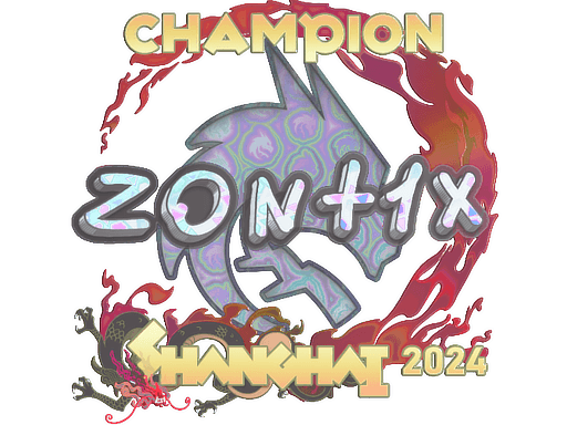 Sticker | zont1x (Holo, Champion) | Shanghai 2024
