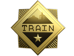 Sticker | Train (Gold)