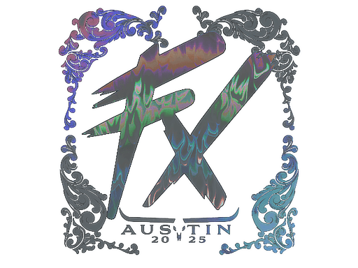 Sticker | Fluxo (Holo) | Austin 2025