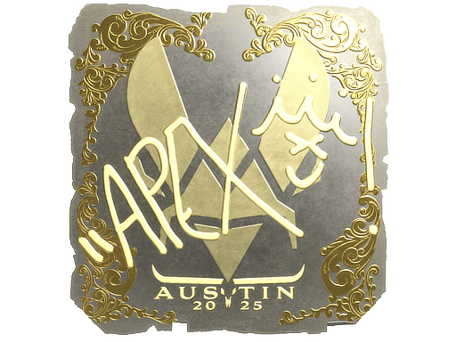 Sticker | apEX (Gold) | Austin 2025