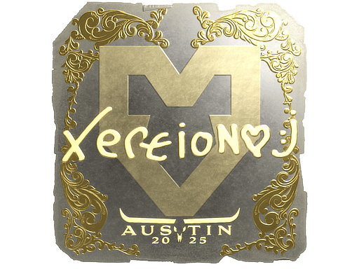 Sticker | xertioN (Gold) | Austin 2025