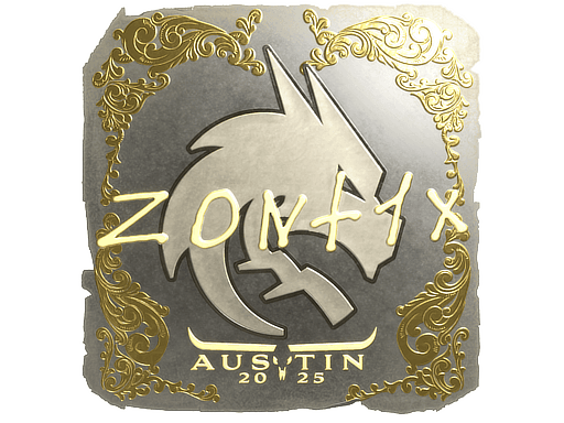 Sticker | zont1x (Gold) | Austin 2025