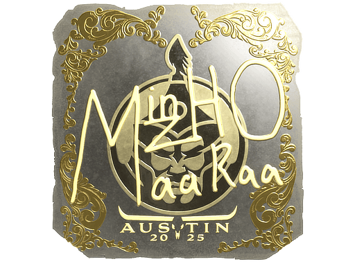 Sticker | mzinho (Gold) | Austin 2025